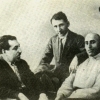 Слева направо: Аветик Исаакян, Егише Чаренц, Агаси Варданян, Амлик Туманян, Ереван, 1927